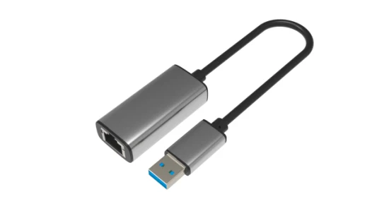 Alliage d'aluminium Espace Gris Ethernet LAN Internet Gigabit Ethernet Réseau 100/1000 Mbps USB a BC Type 2.0 3.0 3.1 vers RJ45 Câble pour MacBook